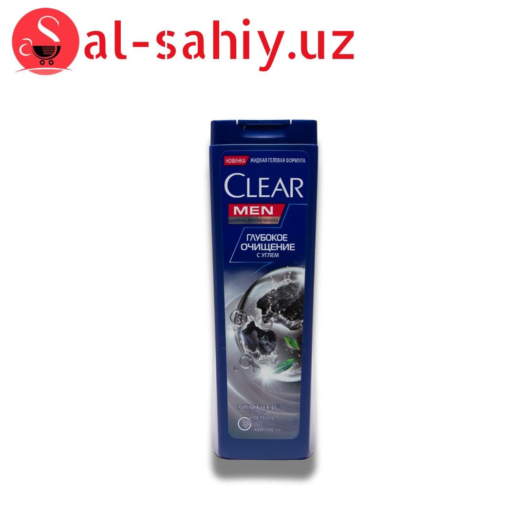 Шампунь Clear МEN глубокое очищение с углем, 380 мл