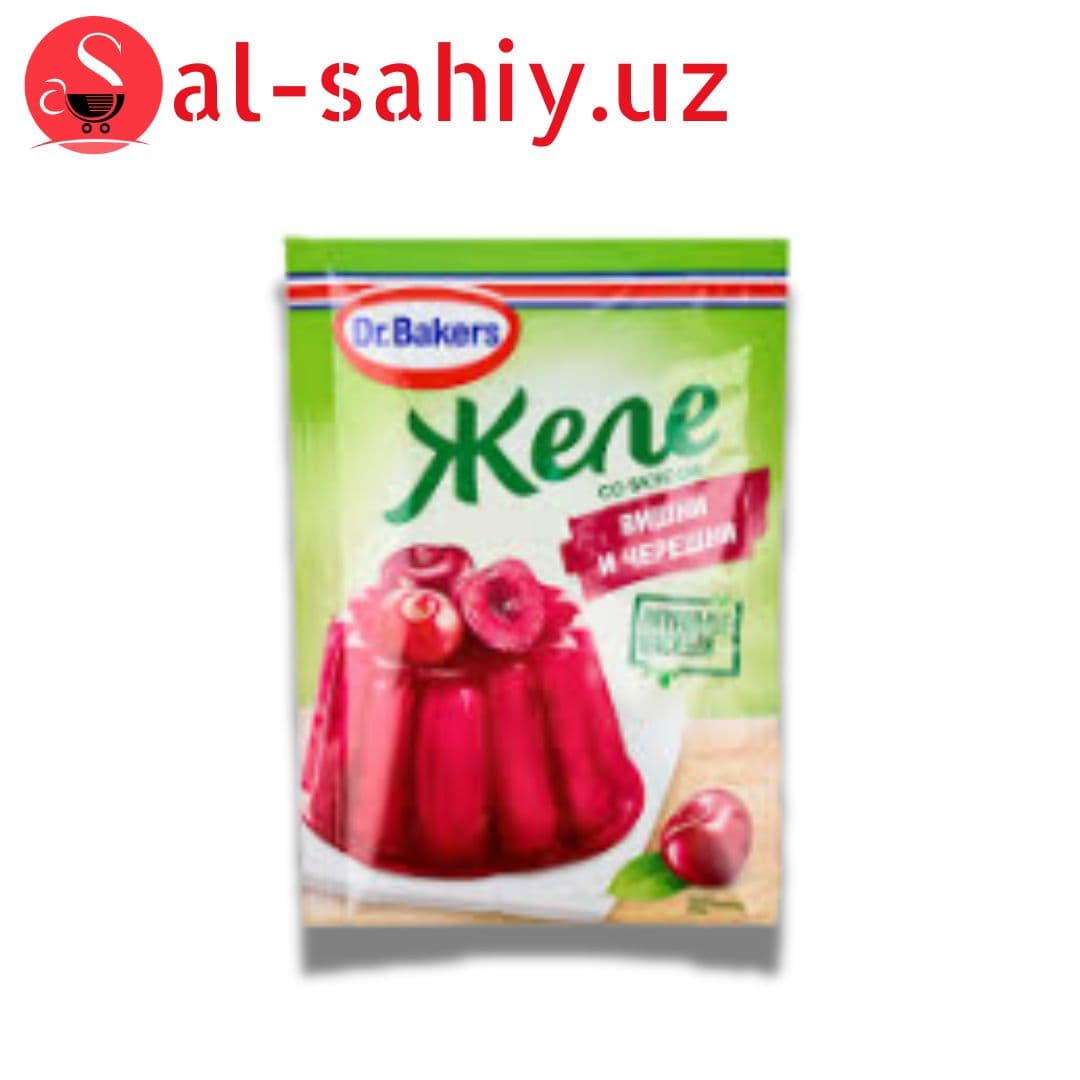 Желе Dr.Bakers со вкусом вишни и черешни 45г