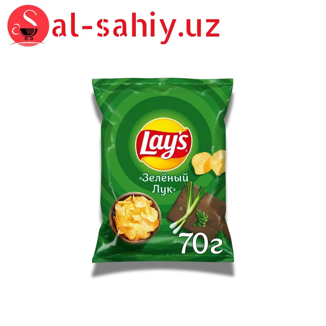 Новый Чеерс чипсы со вкусом зелёный лук 70 гр