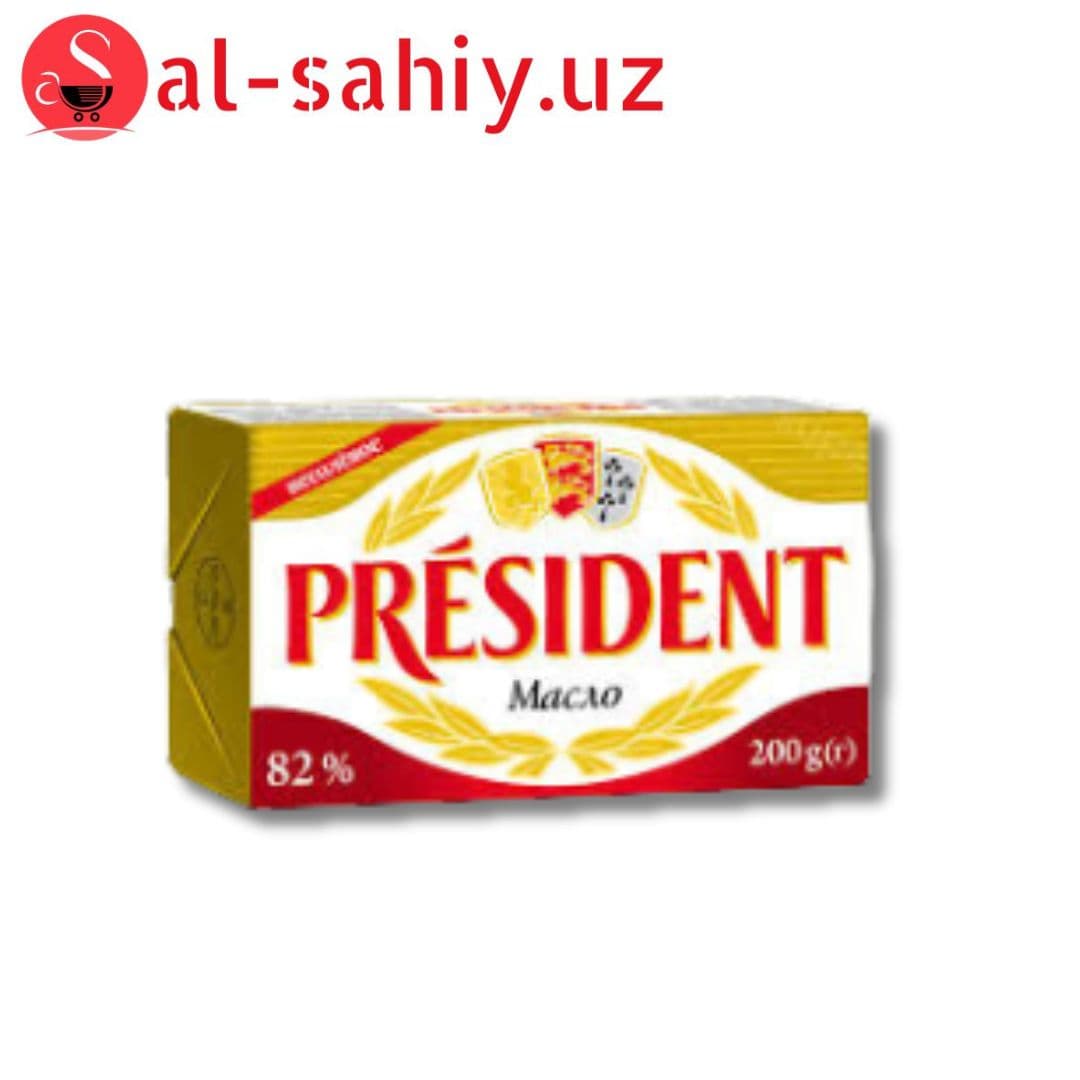 Масло Сливочние "President" 200гр