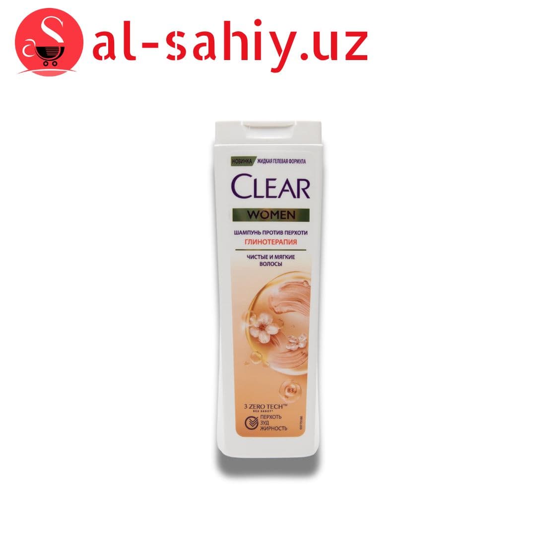 Шампунь Clear WOMEN Глинотерапия 380 мл