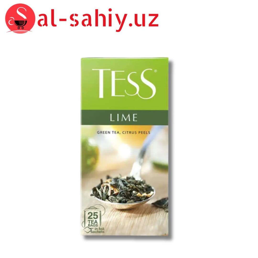 Чай "TESS" зел. Лайм в пакетиках 25шт