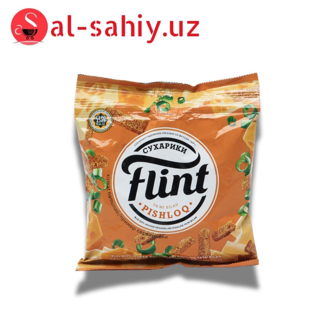 Новый Сухарики FLINT со вкусом сыра 60гр
