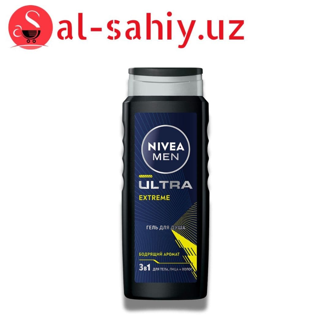 Гель для душа NIVEA MEN "Ultra extreme" 500мл