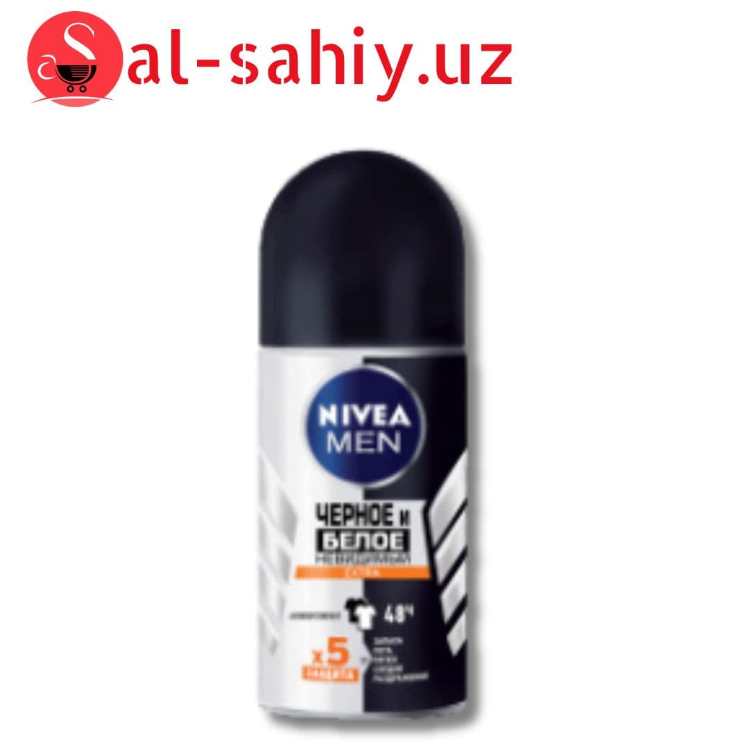 Антиперспирант "NIVEA" ролик для мужчин Fresh Невидимая защита B+W 50мл
