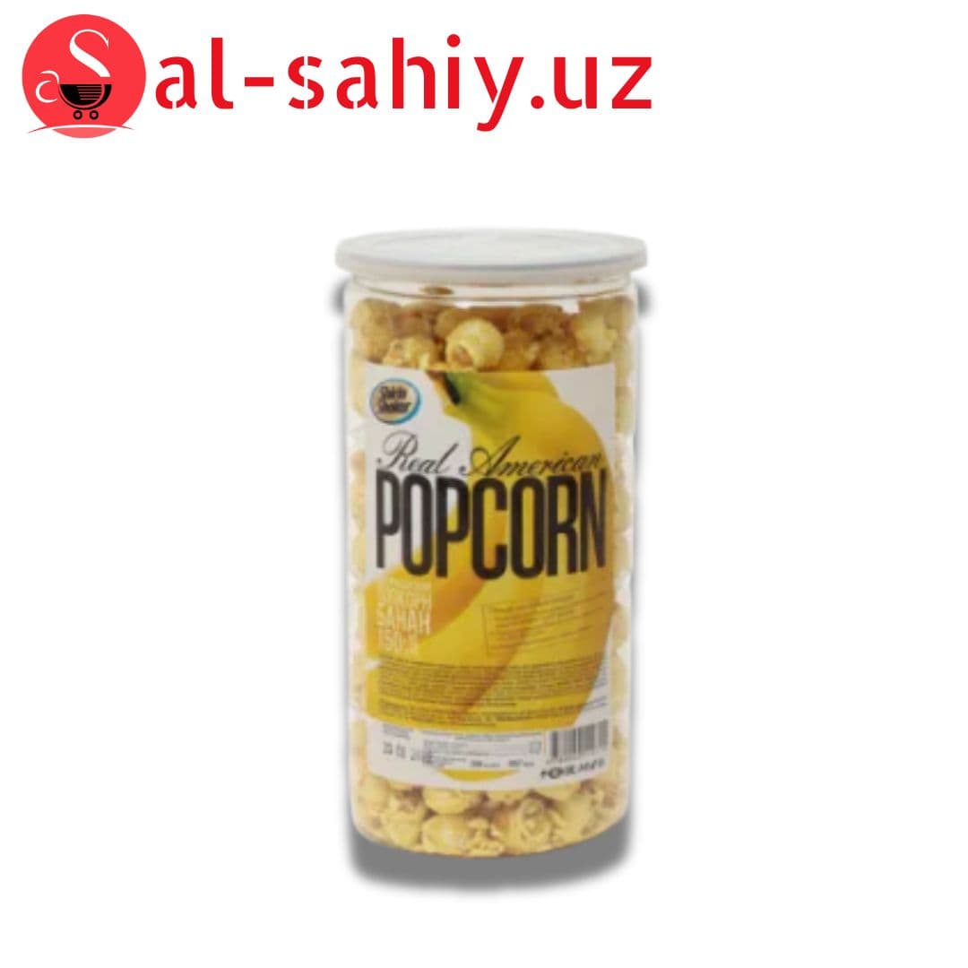 "REAL AMERICAN" попкорн со вкусом с Бананом 85гр