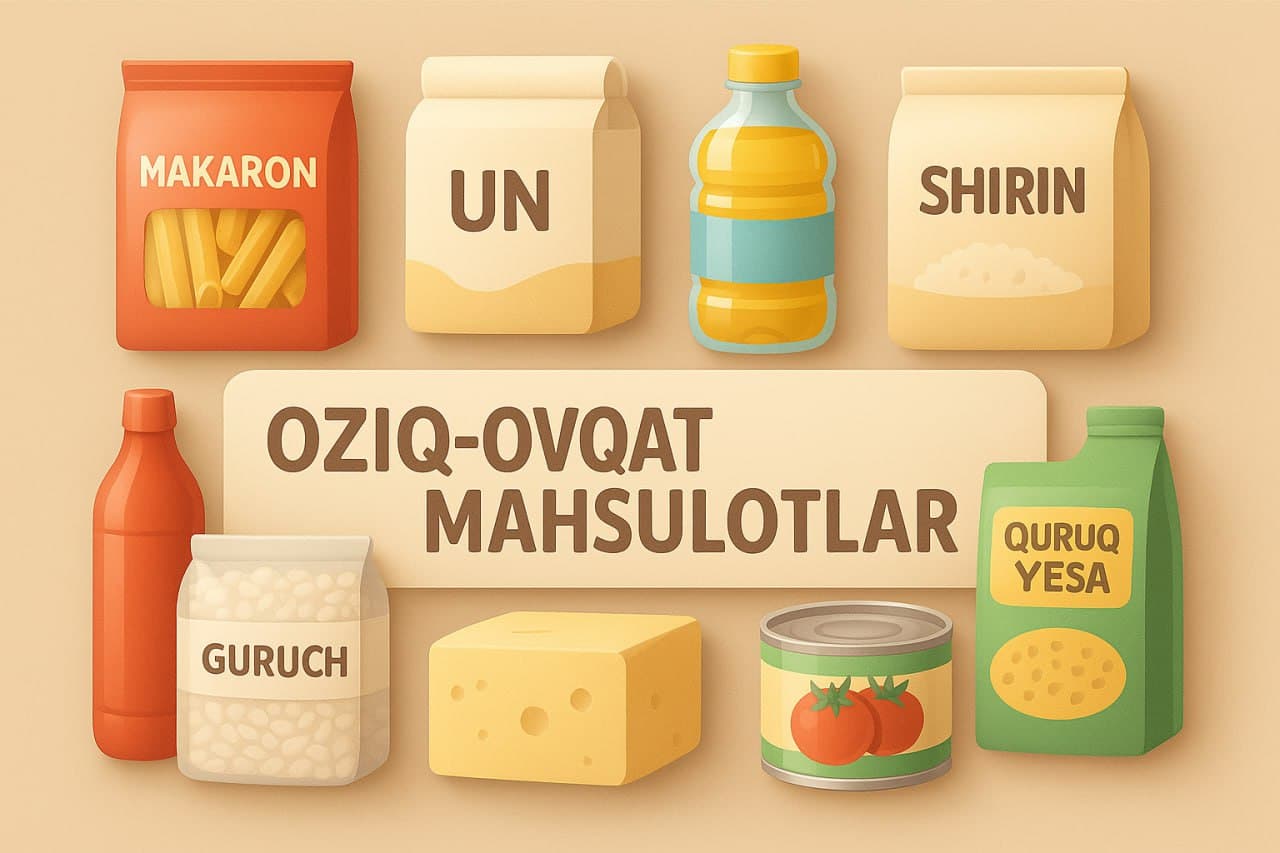 Oziq-Ovqat Mahsulotlari